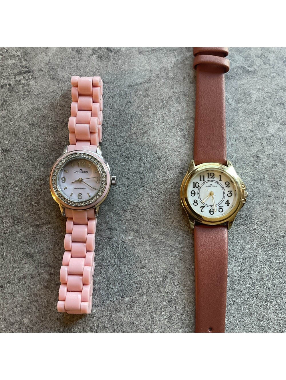 Pair Vintage Womens Watches Anne Klein & Signet Both Run Great A16